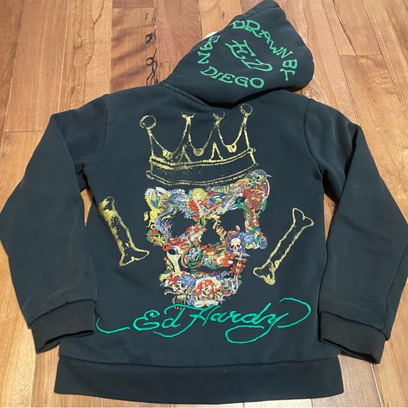 Ed hardy kids zip up! - Picture 3 of 4